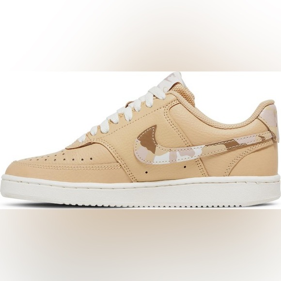 New Nike Court Vision Low Sneaker with Camo - Picture 3 of 11